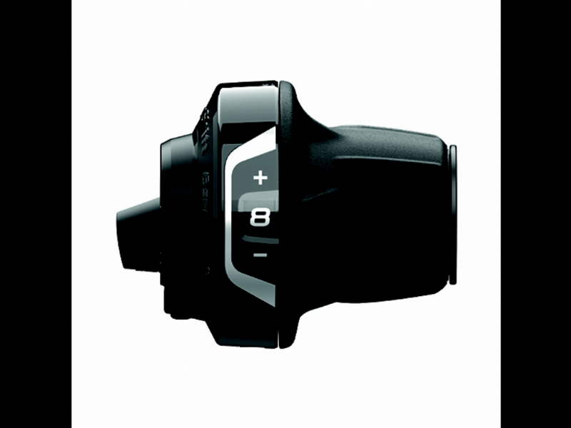 Shimano SL-RV400 Revo Skiftegreb til 3x8 Gear med Display