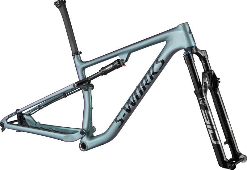 Specialized S-Works Epic stel 2022 – Blå/Grøn