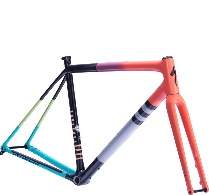 Specialized Crux 2023 rammesæt - Rød/Orange/Lilla/Blå