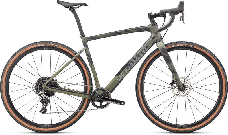 Specialized Diverge Comp Carbon 2023 - Grøn/Grå Cykel
