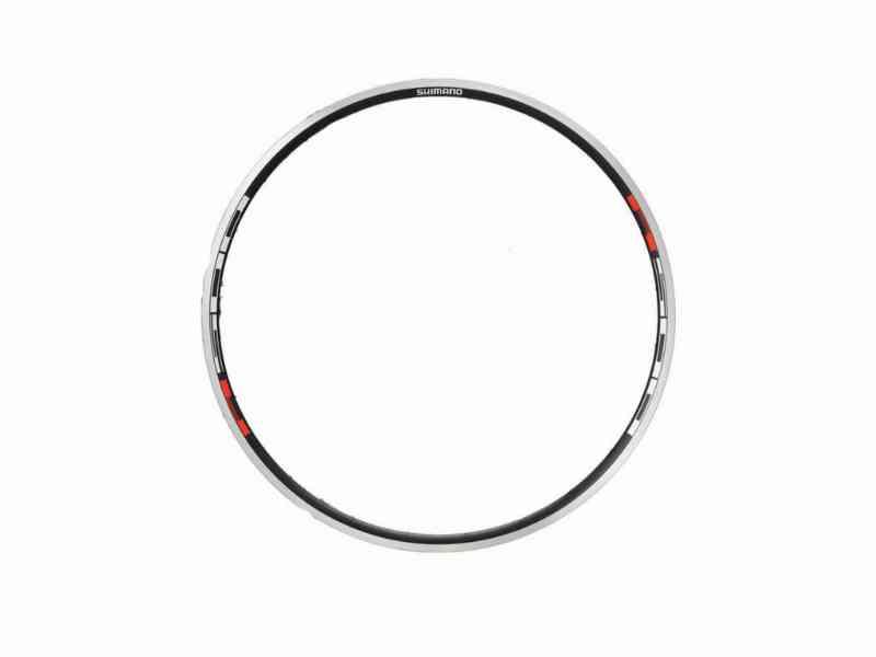 Shimano WH-R501A Fælg 700c - 24 Egerhuller - Sort/Rød