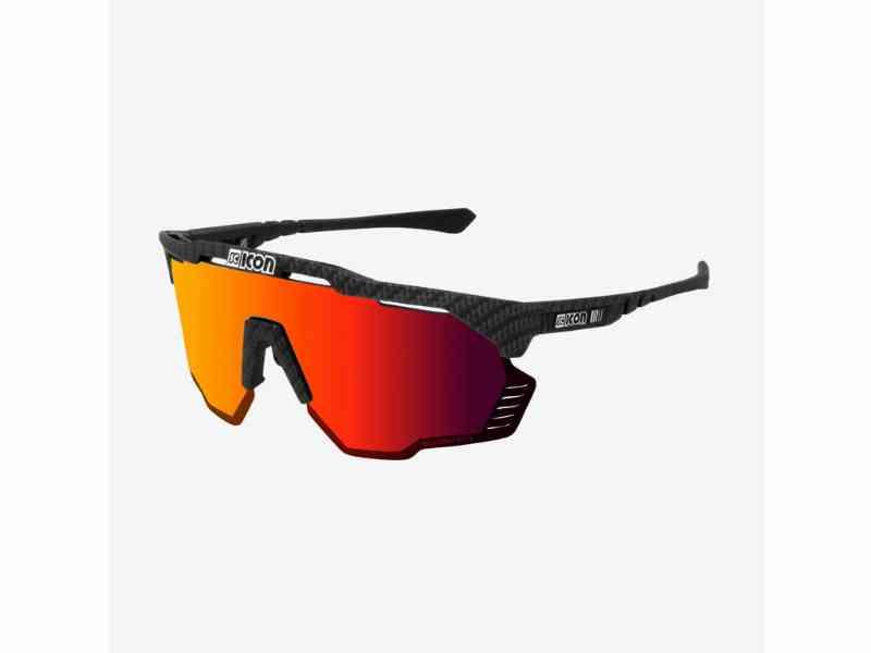Scicon Aeroshade Cykelbrille - Multimirror Rød/Carbon