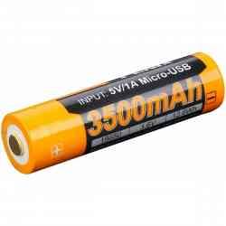 Fenix 18650 3500 mAh USB Batteri