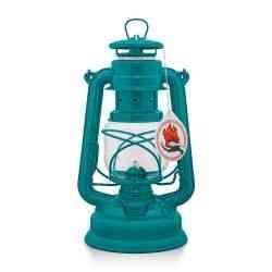 Feuerhand Hurricane Lanterne 276 Teal Blå