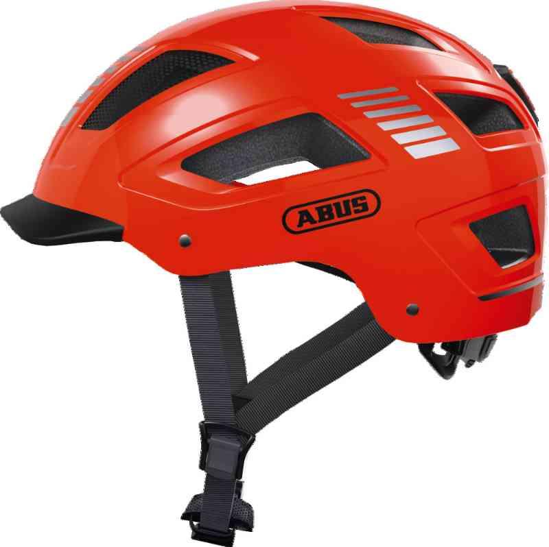 Abus Hyban 2.0 Signal Cykelhjelm med LED - Rød