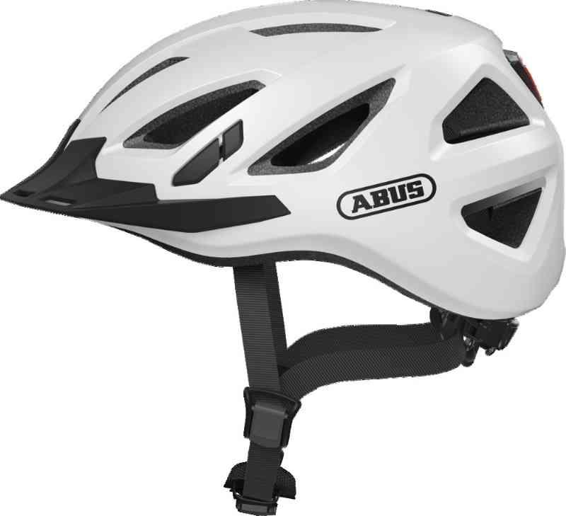 Abus Urban-I 3.0 cykelhjelm med LED - Hvid