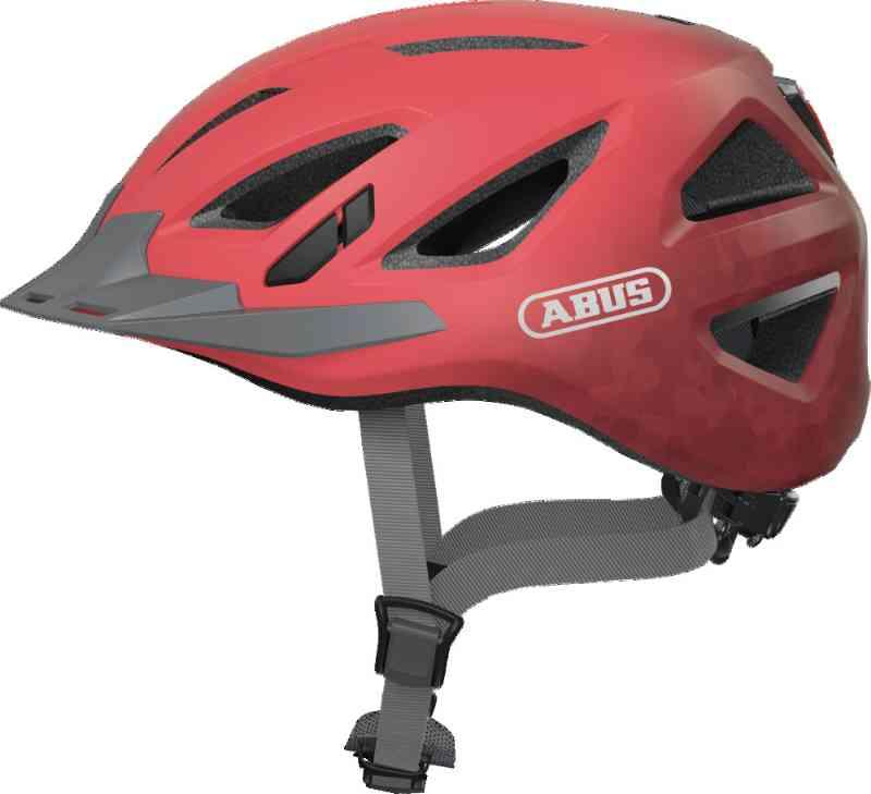 Abus Urban-I 3.0 cykelhjelm med LED - Rød