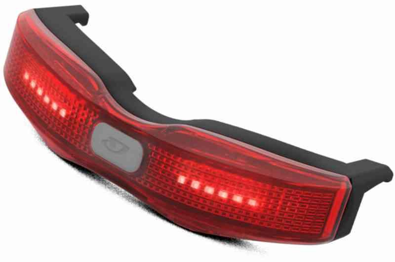 Giro Roc Loc 5 LED cykelhjelm baglygte