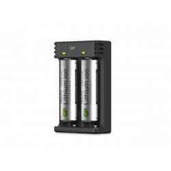 GP Li-ion batterioplader 18650 med 2 batterier inkl.