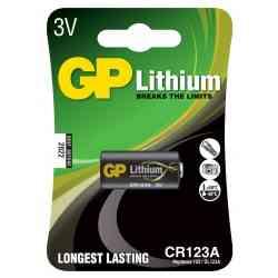 GP Lithium 3V CR123A Batteri - 2 stk.