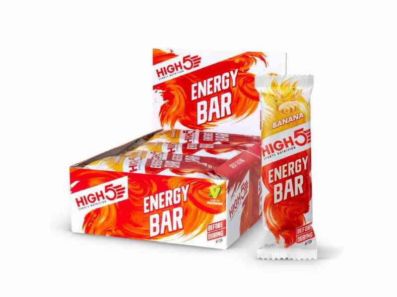 High5 Energibar - Banan Smag - 12 stk. Kasse