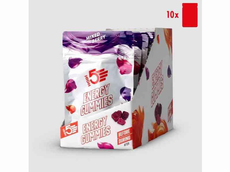 High5 Energi Gummies - Vingummi med bærsmag - 10 poser