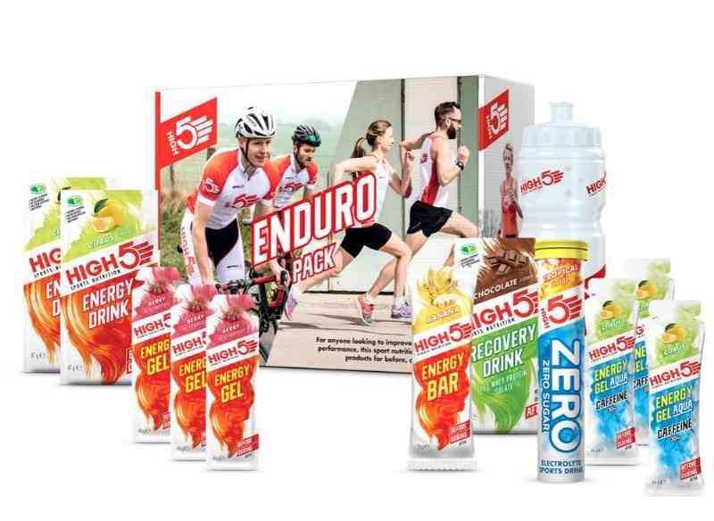 High5 Enduro Energipakke med drikkeflaske