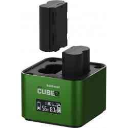 Hahnel Procube 2 Twin Oplader til Fuji