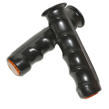 Herrmans Grip 15r håndtag med refleks, 115 mm, par