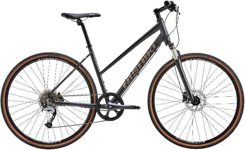 Nishiki Comp X-Nine Dame 9g 2023 - Sort Cykel