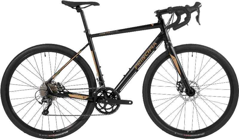 Principia Gravel Alu 10g 2022 – Sort Cykelramme