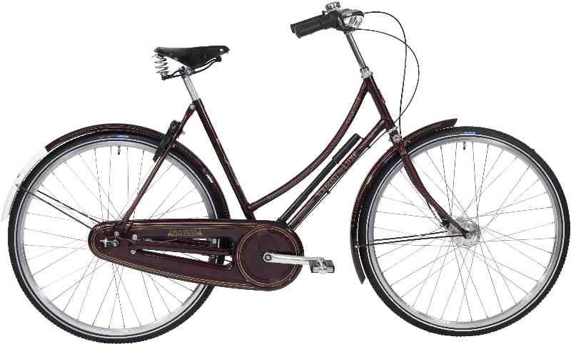 Raleigh Tourist De Luxe Damecykel Nexus 7g 2022 – Rød