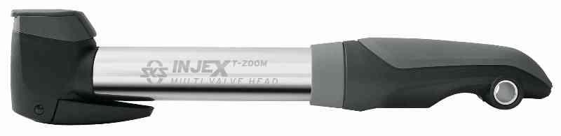 SKS Injex T-Zoom Alu Minipumpe 256mm - Sølv