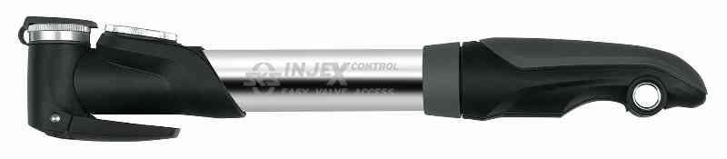 SKS Injex Control Minipumpe m. manometer 283mm Multi Ventil 10bar/144psi - Sølv