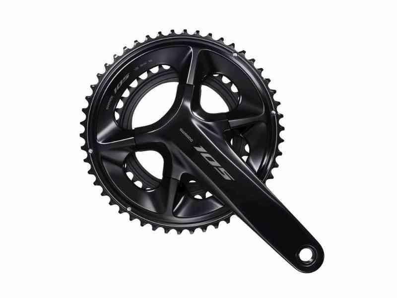 Shimano 105 Kranksæt 12 Gear 52-36T 160mm Sort