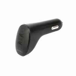 Essentials Biloplader 20W, 2x USB-C PD, Sort