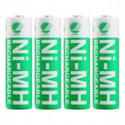 Deltaco Ni-MH Genopladelige Batterier, AA 2500mAh 4-pak