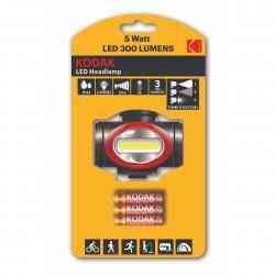 Kodak HL03 5W LED 300 Lumen - Hovedlampe