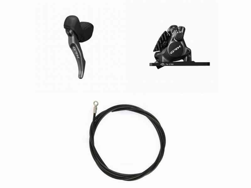 Shimano GRX Bremsesæt BR-RX820/ST-RX820 - Venstre - Sort