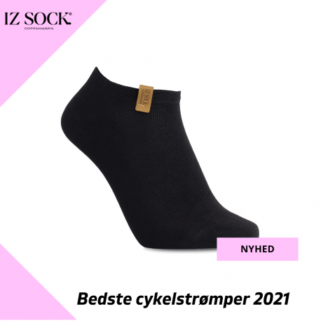 Cykelstrømper i bambus - Sort fra IZ sock København