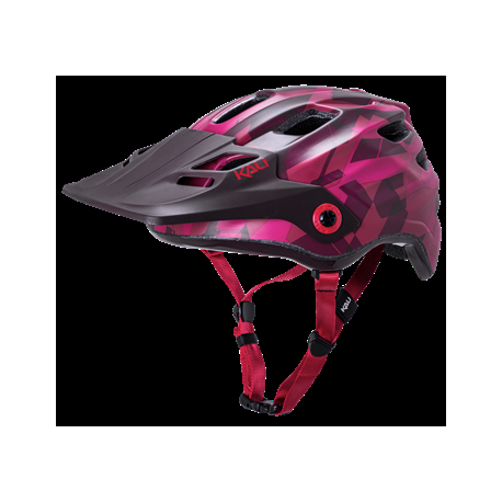 KALI Maya 3.0 Camo Rød cykelhjelm med LDL