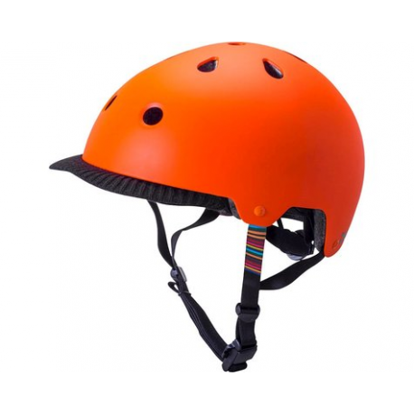 KALI SAHA orange cykelhjelm