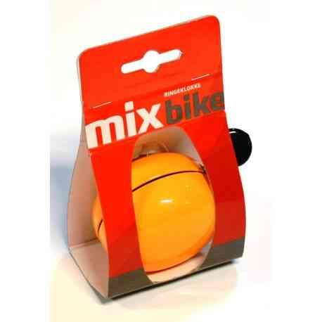 Klokke Ding Dong i Orange, 6 cm