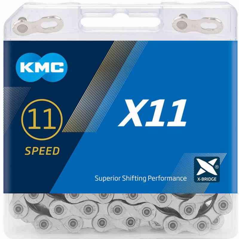 KMC X11 11-Gears Cykelkæde med 114 Ledder