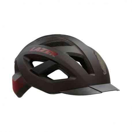 Lazer Cameleon Hjelm - Mat Sort/Rød