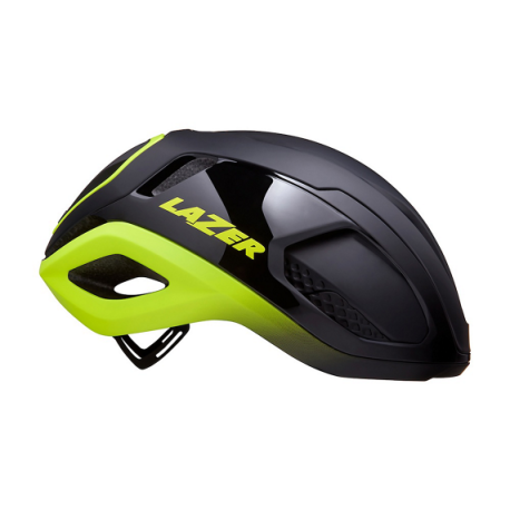 Lazer Vento KinetiCore Cykelhjelm Sort/Neongul