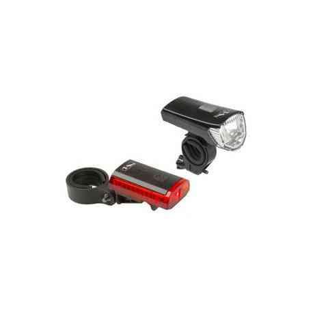 M-WAVE Atlas K 11 USB Lys Sæt med Opladning