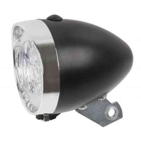 M-wave – Sort retro LED cykellygter til alle cykler