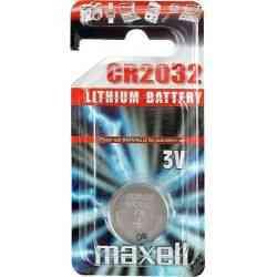 Maxell Lithium CR2032 3V Batteri, 1 stk.