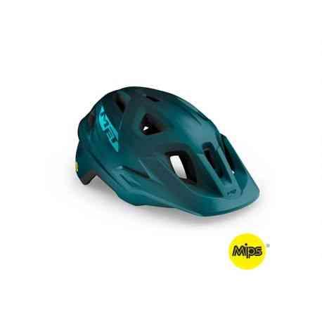 MET Cykelhjelm Echo MIPS Petrolblå/Matt