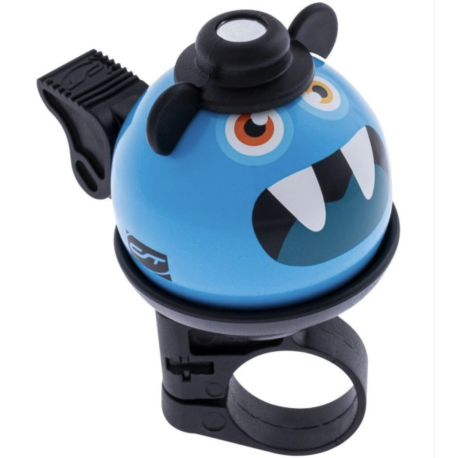 NG Sports blå ringeklokke med monsterdesign