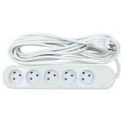 Nq Power 5-vejs stikdåse m/dummyhul (d), 5m - Oplader