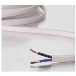 Nq Power Oval Strømkabel H03VVH2-F 5m, Hvid