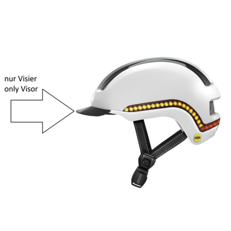 Nutcase Vio visir til L/XL hjelm (59-62 cm)