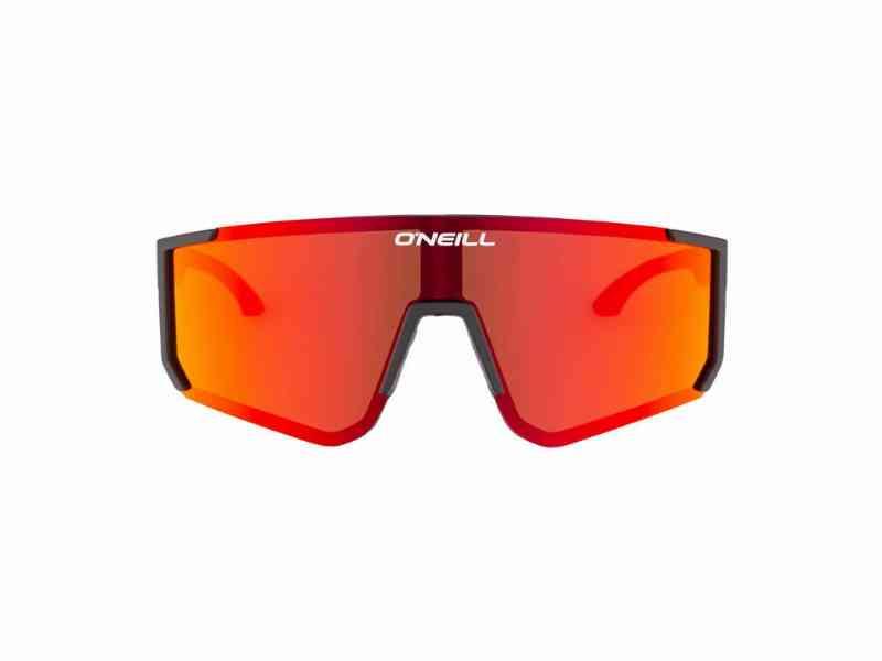 O'NEILL 9038 Cykelbrille - Rød Spejl Linse, Mat Sort