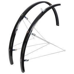 OXC Cykelskærm 28/700c Sort, 31mm med stiver