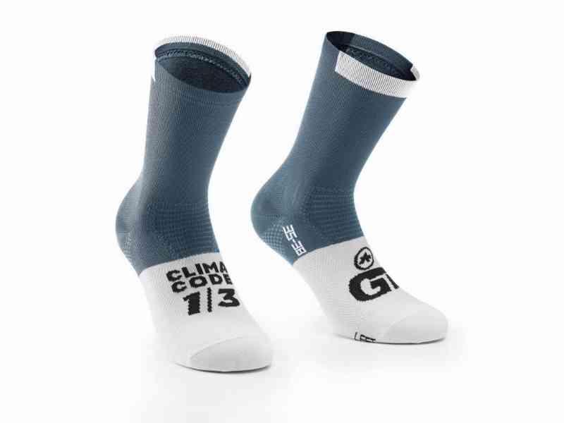 Assos GT C2 - Cykelstrømper - Pruxian Blå - Str. 0