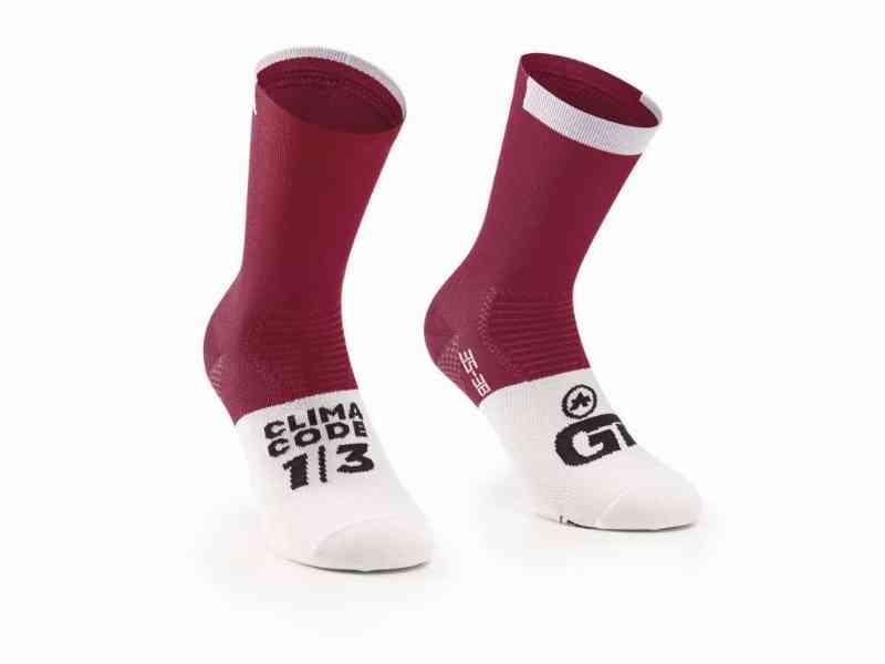 Assos GT C2 Cykelstrømper - Bolgheri Rød - Str. 0