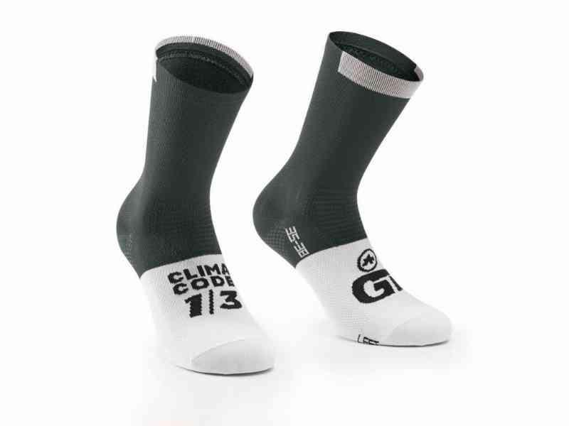 Assos GT C2 - Cykelstrømper - Granatgrøn - Str. 0