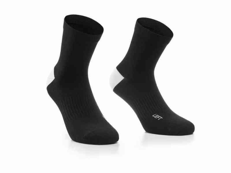 Assos Essence Cykelstrømper 2 Pak - Lav Skaft - Sort